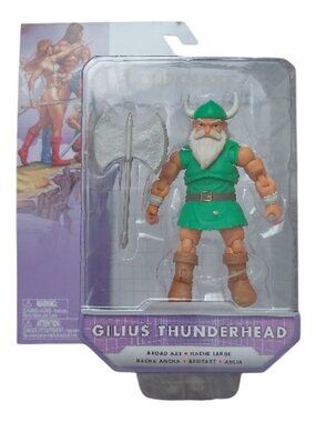Gilius Thunderhead Golden Axe Action Figure 5" Scale Viking Warrior w/Broad Axe